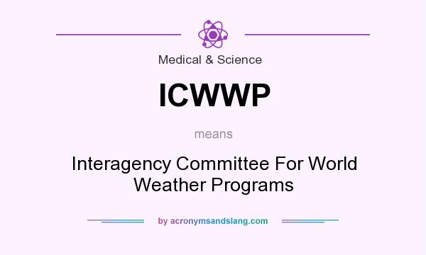 What does ICWWP mean? It stands for Interagency Committee For World Weather Programs