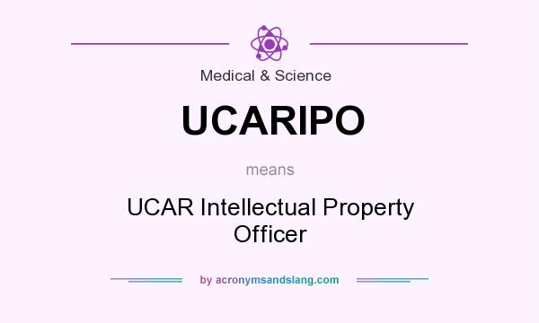 What does UCARIPO mean? It stands for UCAR Intellectual Property Officer