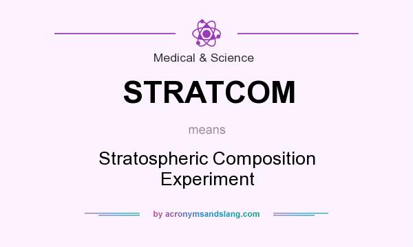 What does STRATCOM mean? It stands for Stratospheric Composition Experiment