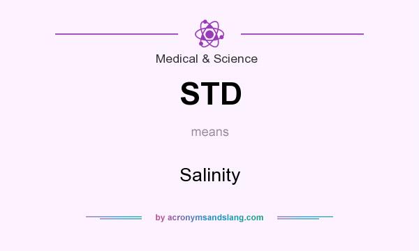 What does STD mean? It stands for Salinity