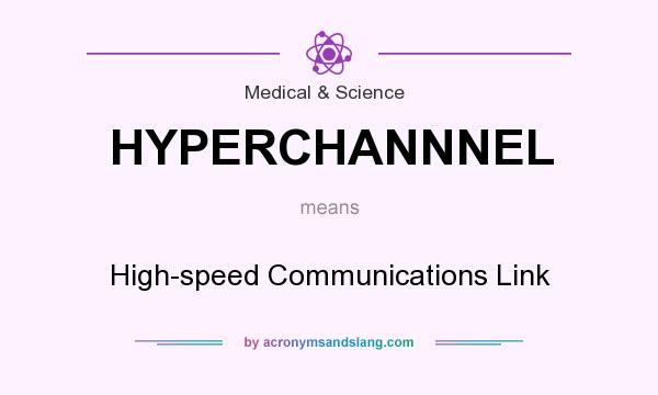 What does HYPERCHANNNEL mean? It stands for High-speed Communications Link