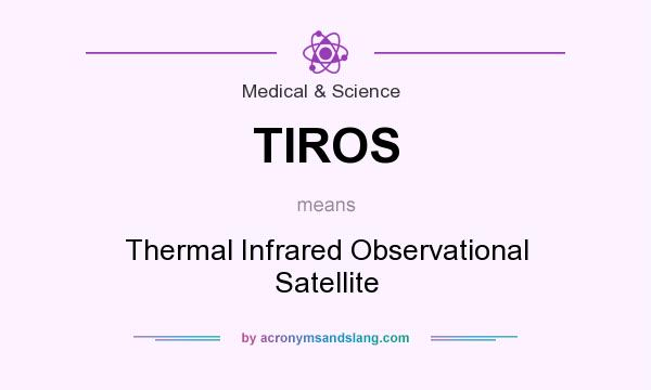 What does TIROS mean? It stands for Thermal Infrared Observational Satellite