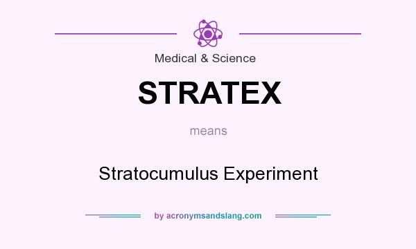 What does STRATEX mean? It stands for Stratocumulus Experiment