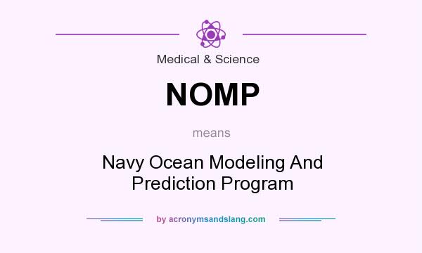 What does NOMP mean? It stands for Navy Ocean Modeling And Prediction Program