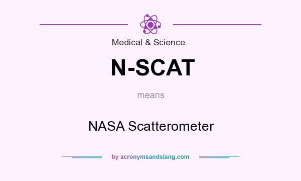 What does N-SCAT mean? It stands for NASA Scatterometer