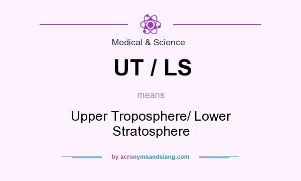 What does UT / LS mean? It stands for Upper Troposphere/ Lower Stratosphere