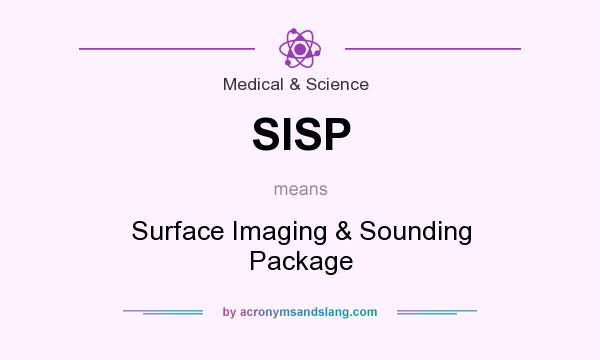 What does SISP mean? It stands for Surface Imaging & Sounding Package