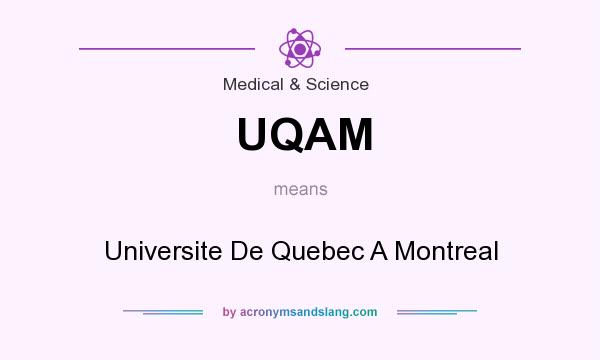 What does UQAM mean? It stands for Universite De Quebec A Montreal