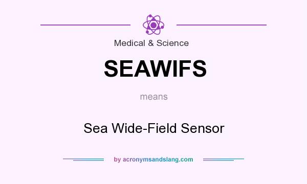 What does SEAWIFS mean? It stands for Sea Wide-Field Sensor