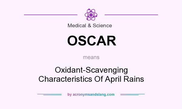 What does OSCAR mean? It stands for Oxidant-Scavenging Characteristics Of April Rains