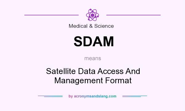 What does SDAM mean? It stands for Satellite Data Access And Management Format