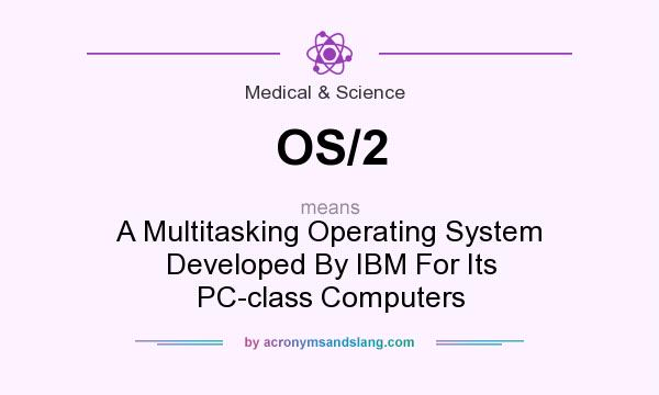 What does OS/2 mean? It stands for A Multitasking Operating System Developed By IBM For Its PC-class Computers