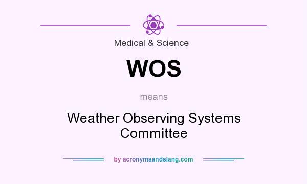 What does WOS mean? It stands for Weather Observing Systems Committee