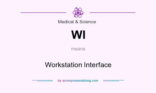 What does WI mean? It stands for Workstation Interface