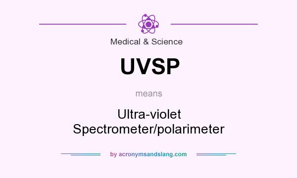 What does UVSP mean? It stands for Ultra-violet Spectrometer/polarimeter