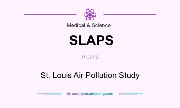 What does SLAPS mean? It stands for St. Louis Air Pollution Study