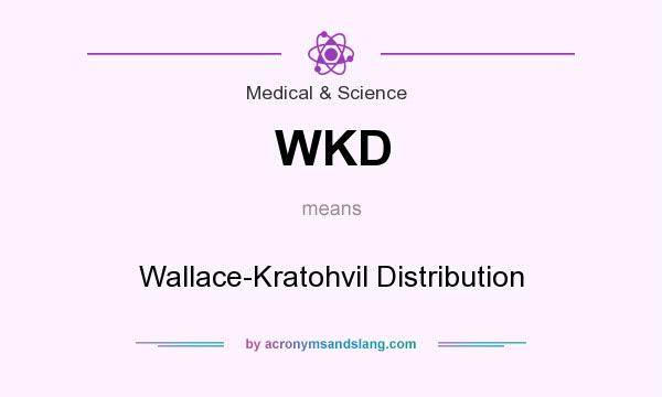 What does WKD mean? It stands for Wallace-Kratohvil Distribution