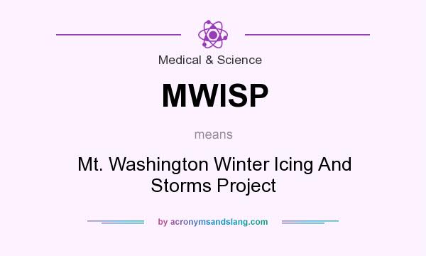 What does MWISP mean? It stands for Mt. Washington Winter Icing And Storms Project