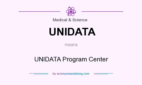 What does UNIDATA mean? It stands for UNIDATA Program Center