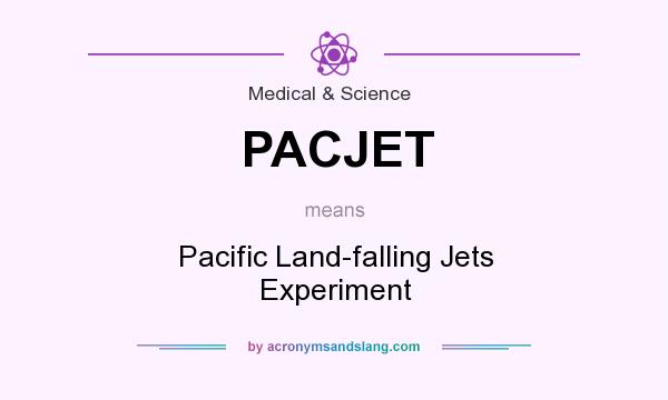 What does PACJET mean? It stands for Pacific Land-falling Jets Experiment