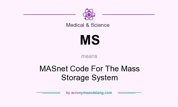What does MS mean? It stands for MASnet Code For The Mass Storage System