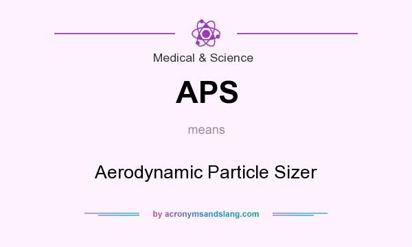 What does APS mean? It stands for Aerodynamic Particle Sizer