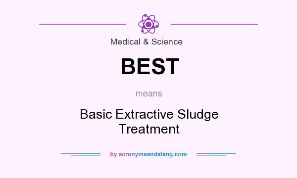 What does BEST mean? It stands for Basic Extractive Sludge Treatment