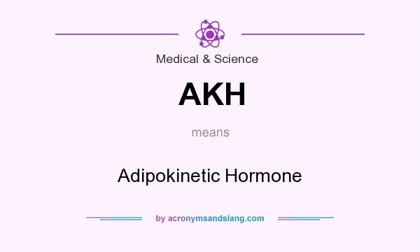 What does AKH mean? It stands for Adipokinetic Hormone