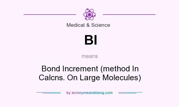 What does BI mean? It stands for Bond Increment (method In Calcns. On Large Molecules)