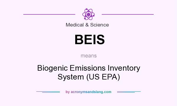 What does BEIS mean? It stands for Biogenic Emissions Inventory System (US EPA)