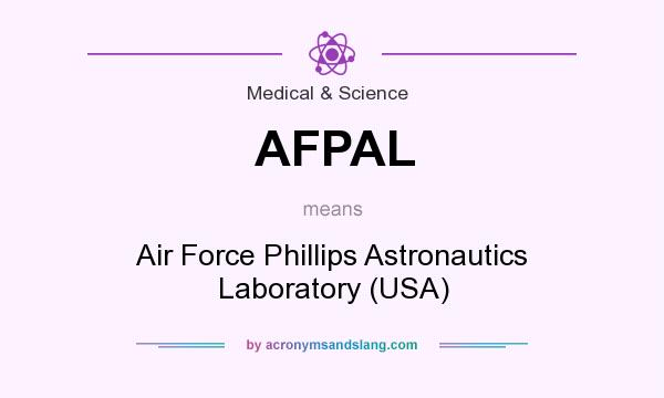 What does AFPAL mean? It stands for Air Force Phillips Astronautics Laboratory (USA)