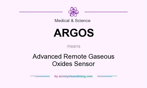 What does ARGOS mean? It stands for Advanced Remote Gaseous Oxides Sensor