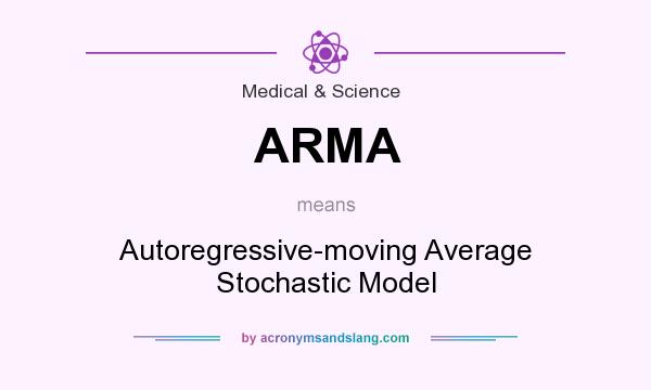 What does ARMA mean? It stands for Autoregressive-moving Average Stochastic Model
