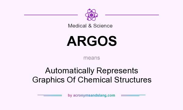 What does ARGOS mean? It stands for Automatically Represents Graphics Of Chemical Structures
