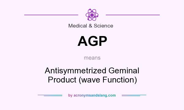 What does AGP mean? It stands for Antisymmetrized Geminal Product (wave Function)