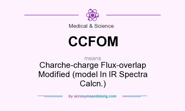 What does CCFOM mean? It stands for Charche-charge Flux-overlap Modified (model In IR Spectra Calcn.)