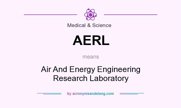 What does AERL mean? It stands for Air And Energy Engineering Research Laboratory