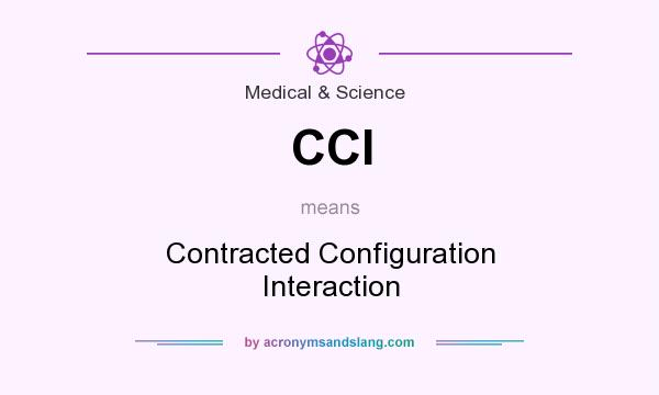 What does CCI mean? It stands for Contracted Configuration Interaction
