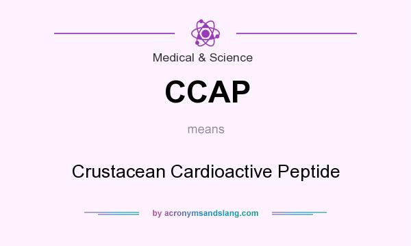 What does CCAP mean? It stands for Crustacean Cardioactive Peptide