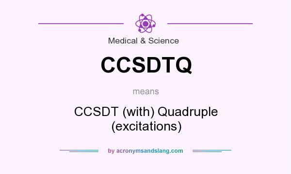 What does CCSDTQ mean? It stands for CCSDT (with) Quadruple (excitations)