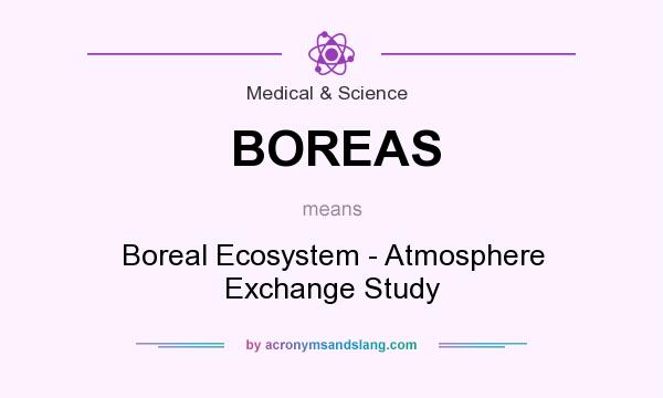What does BOREAS mean? It stands for Boreal Ecosystem - Atmosphere Exchange Study