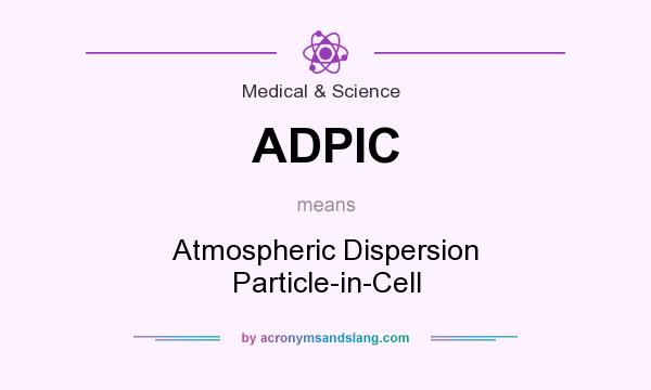 What does ADPIC mean? It stands for Atmospheric Dispersion Particle-in-Cell