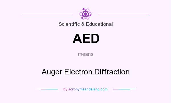 What does AED mean? It stands for Auger Electron Diffraction