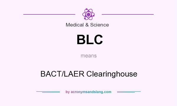 What does BLC mean? It stands for BACT/LAER Clearinghouse
