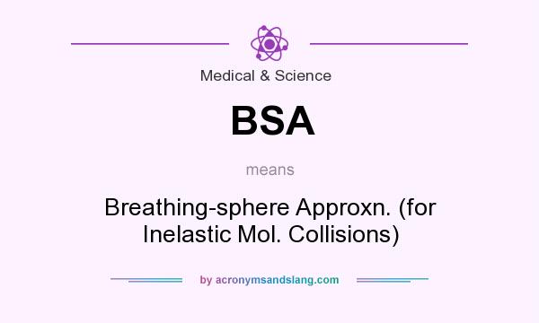 What does BSA mean? It stands for Breathing-sphere Approxn. (for Inelastic Mol. Collisions)