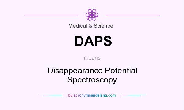 What does DAPS mean? It stands for Disappearance Potential Spectroscopy