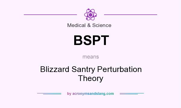 What does BSPT mean? It stands for Blizzard Santry Perturbation Theory