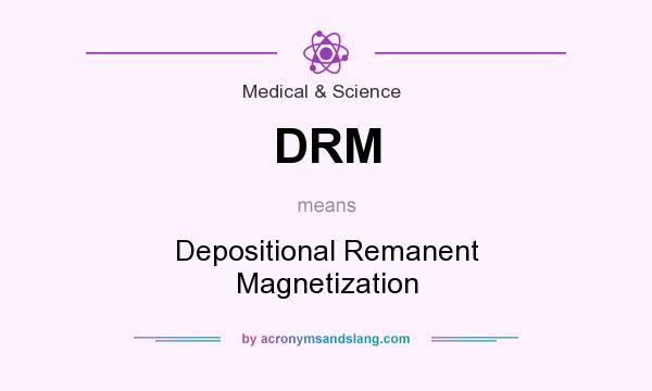 What does DRM mean? It stands for Depositional Remanent Magnetization