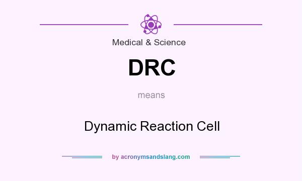 What does DRC mean? It stands for Dynamic Reaction Cell
