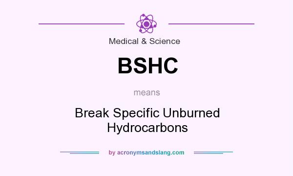 What does BSHC mean? It stands for Break Specific Unburned Hydrocarbons